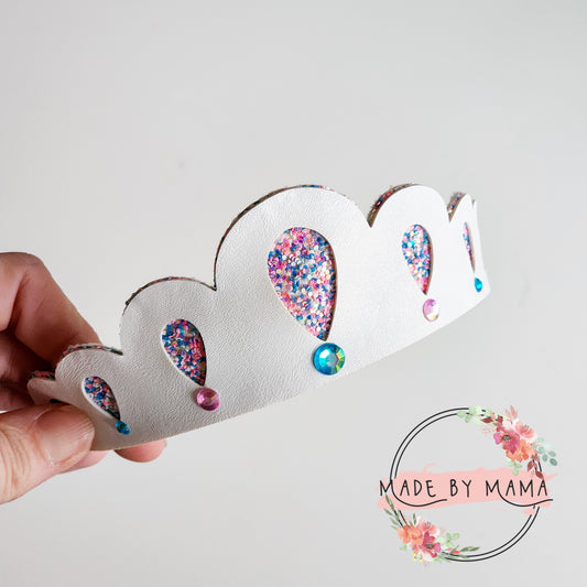 Jeweled Cotton Candy Crown