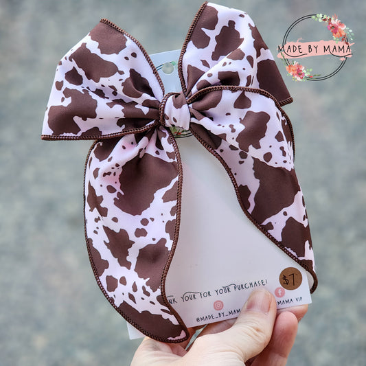 Chocolate Milk Handtied Bow