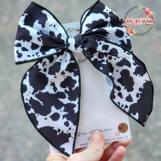 Cows Milk Handtied Bow
