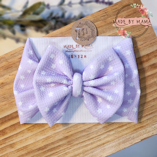 Purple Stars Headwrap