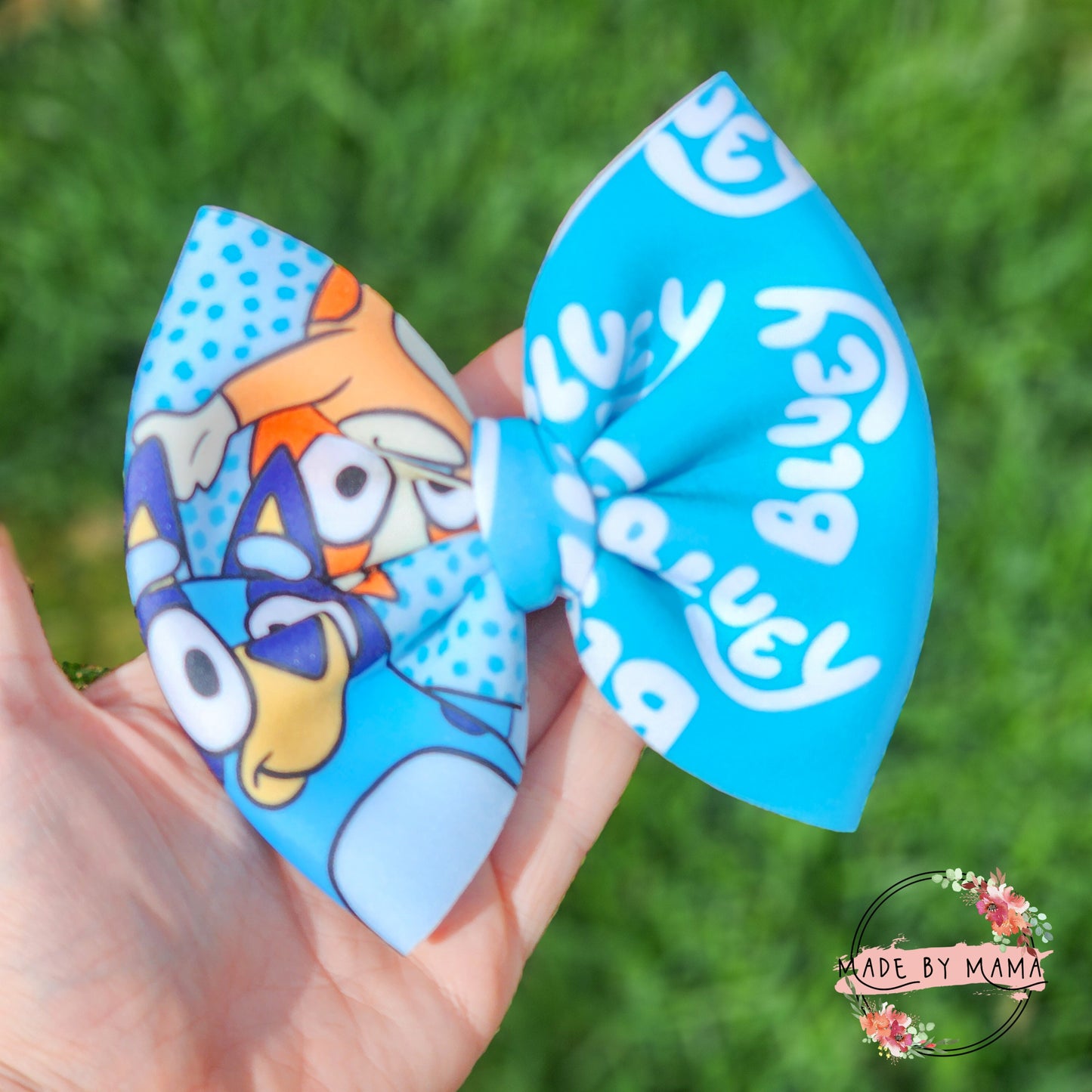 Blue Dog Sisters Scuba Bow