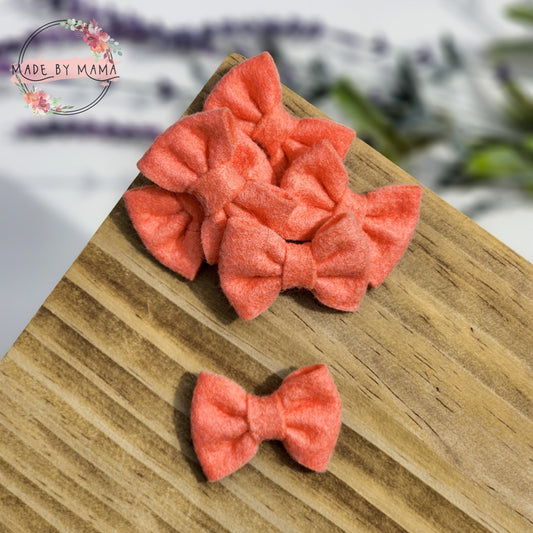 Georgia Peach Felt Bow