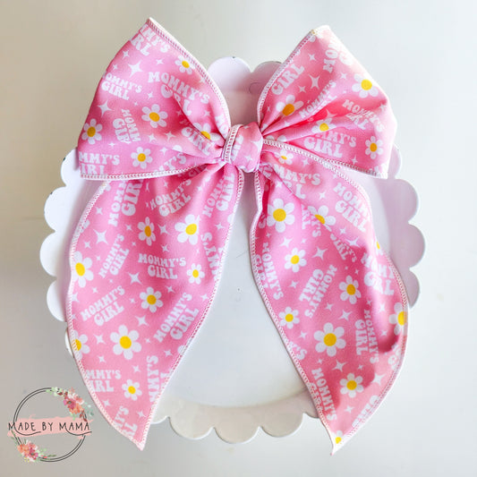 Mommy's Girl Handtied Bow