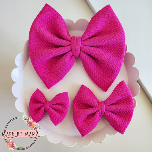 Magenta Bullet Bows