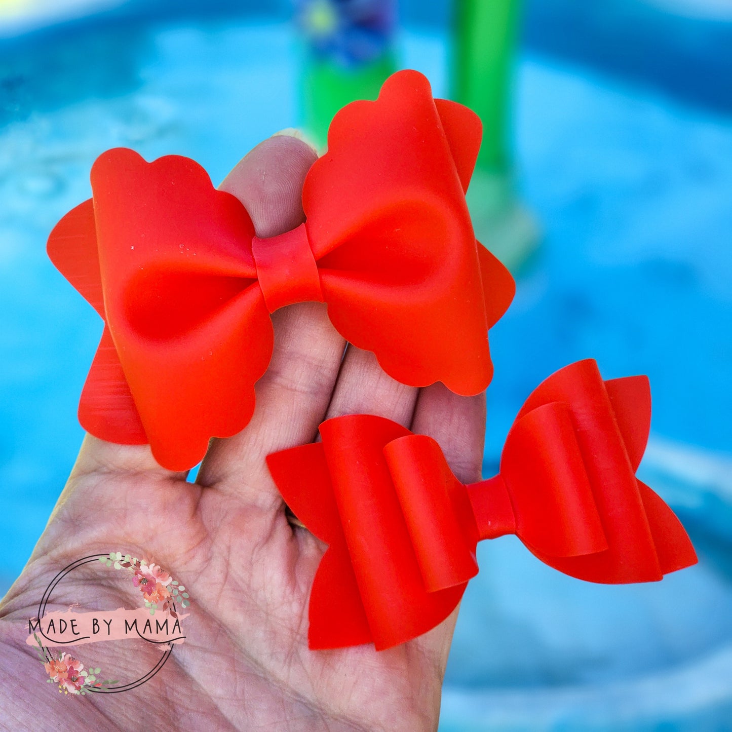 Red Pool Bow - WATERPROOF