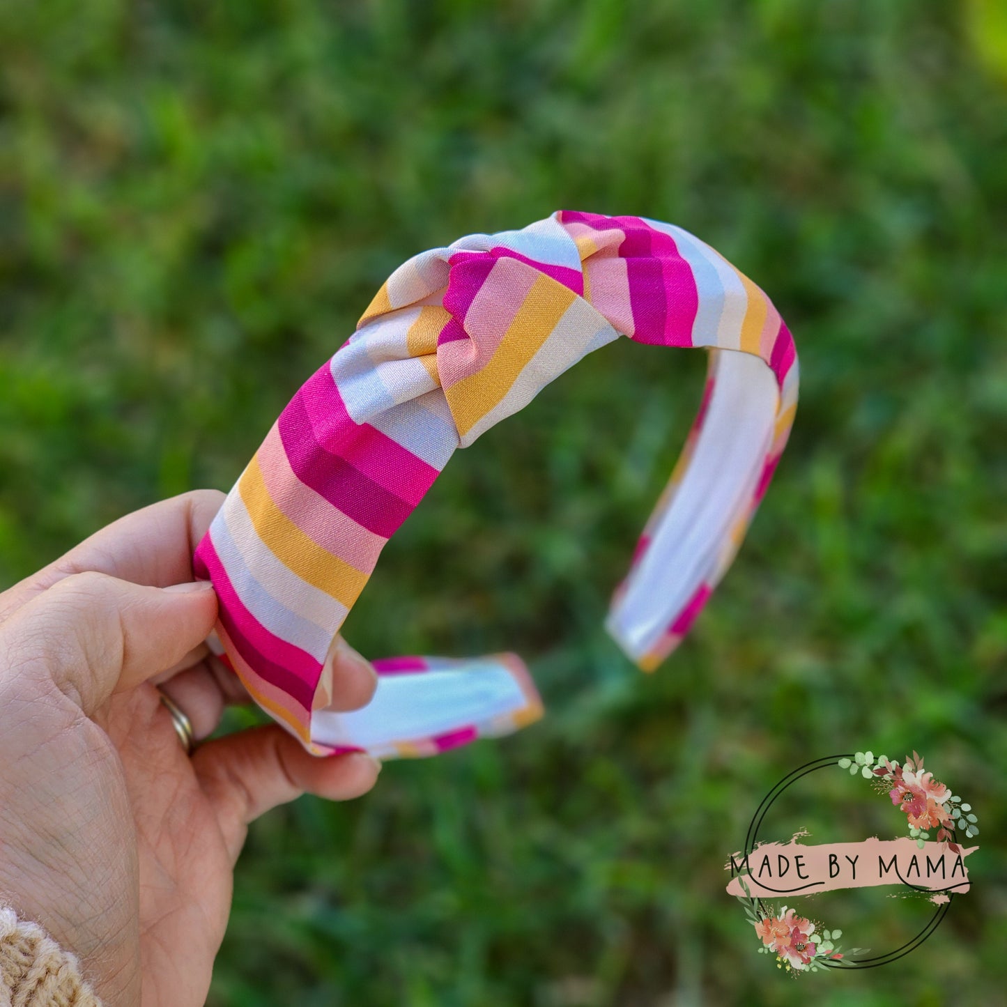 Berry Sunset Top Knot Headband
