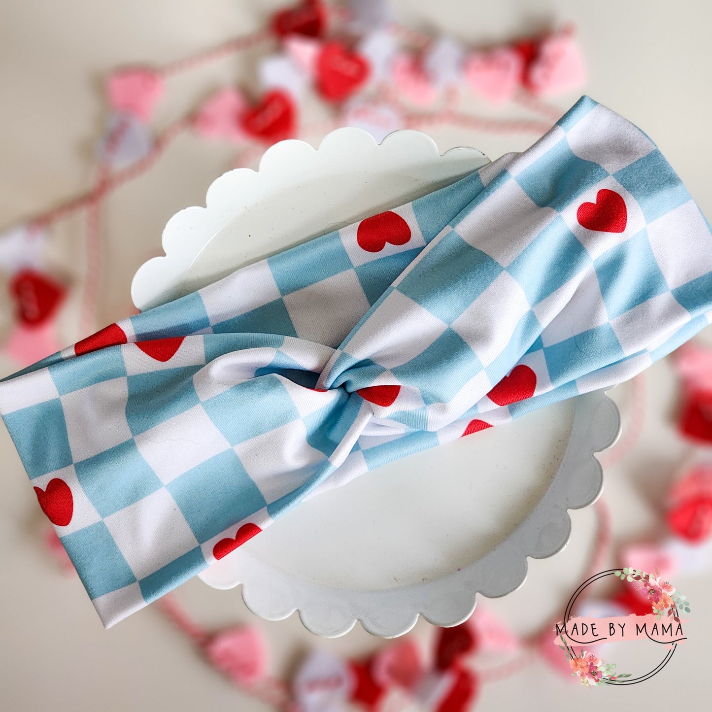 Heart Tiles Mama Twist Headband