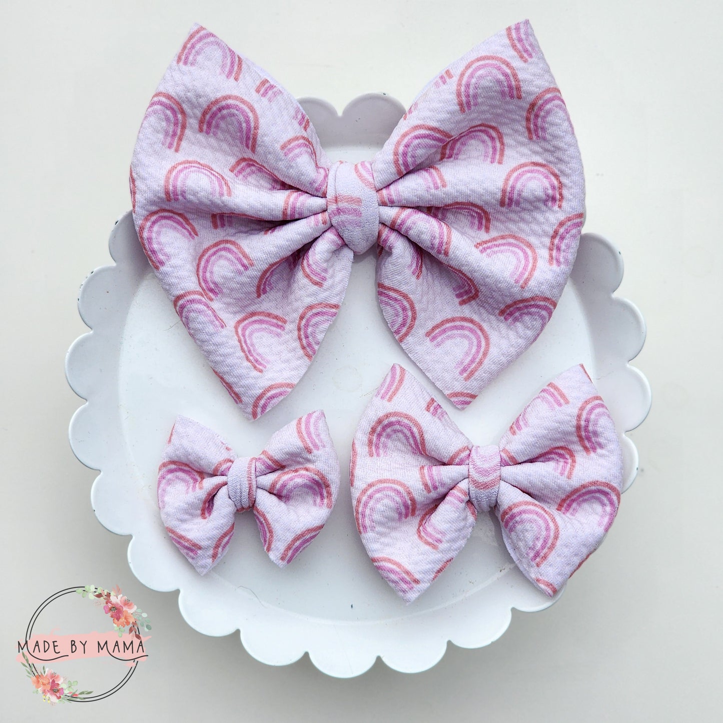 Pink Rainbow Bullet Bow