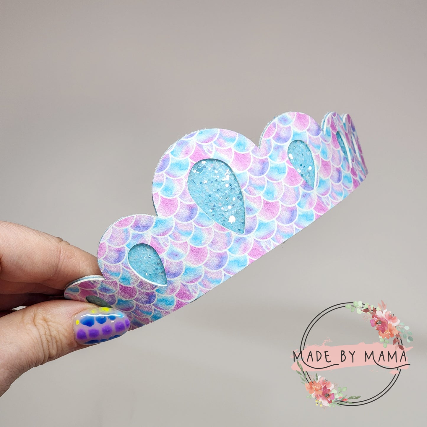 Blue Mermaid Crown