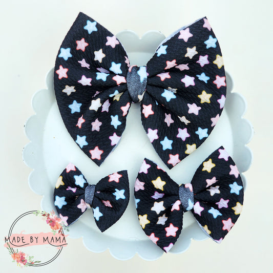 Neon Stars Bullet Bow