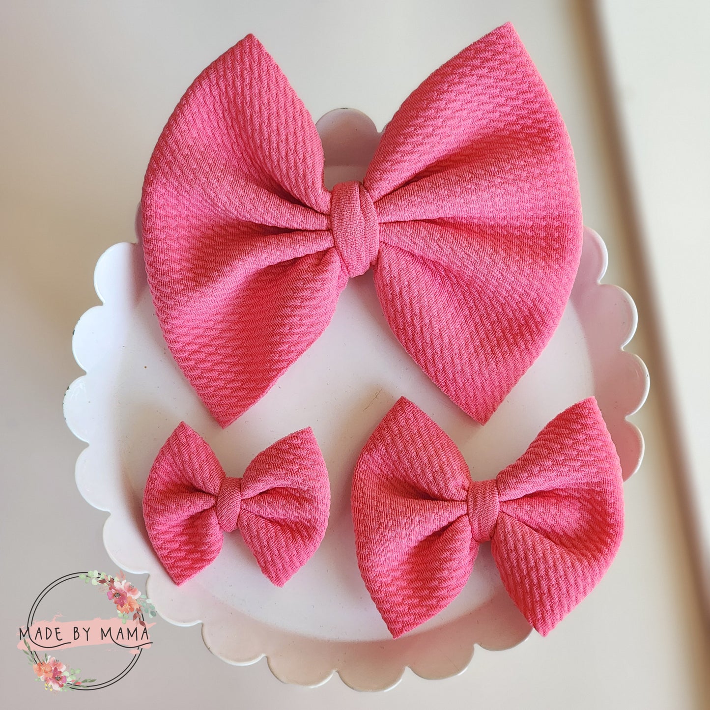 Bubble Gum Bullet Bows