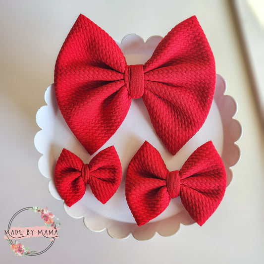 Red Bullet Bows