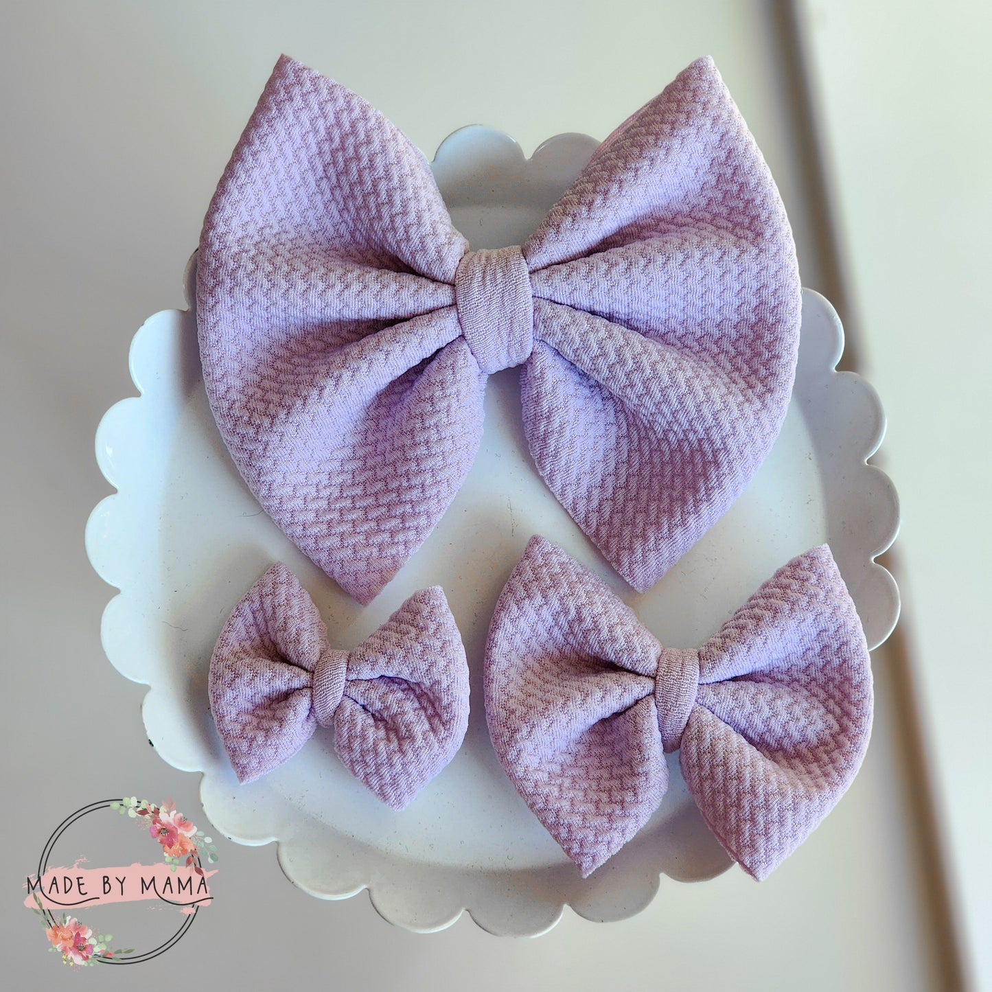 Lilac Bullet Bows