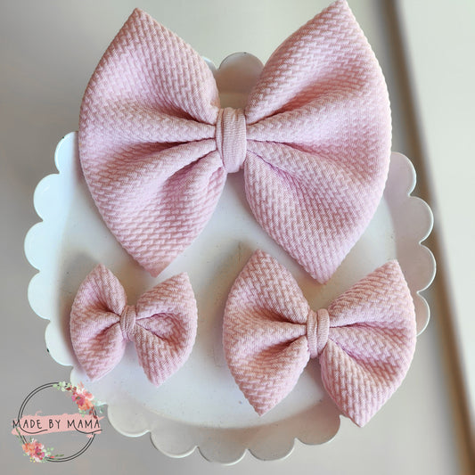 Light Pink Bullet Bows