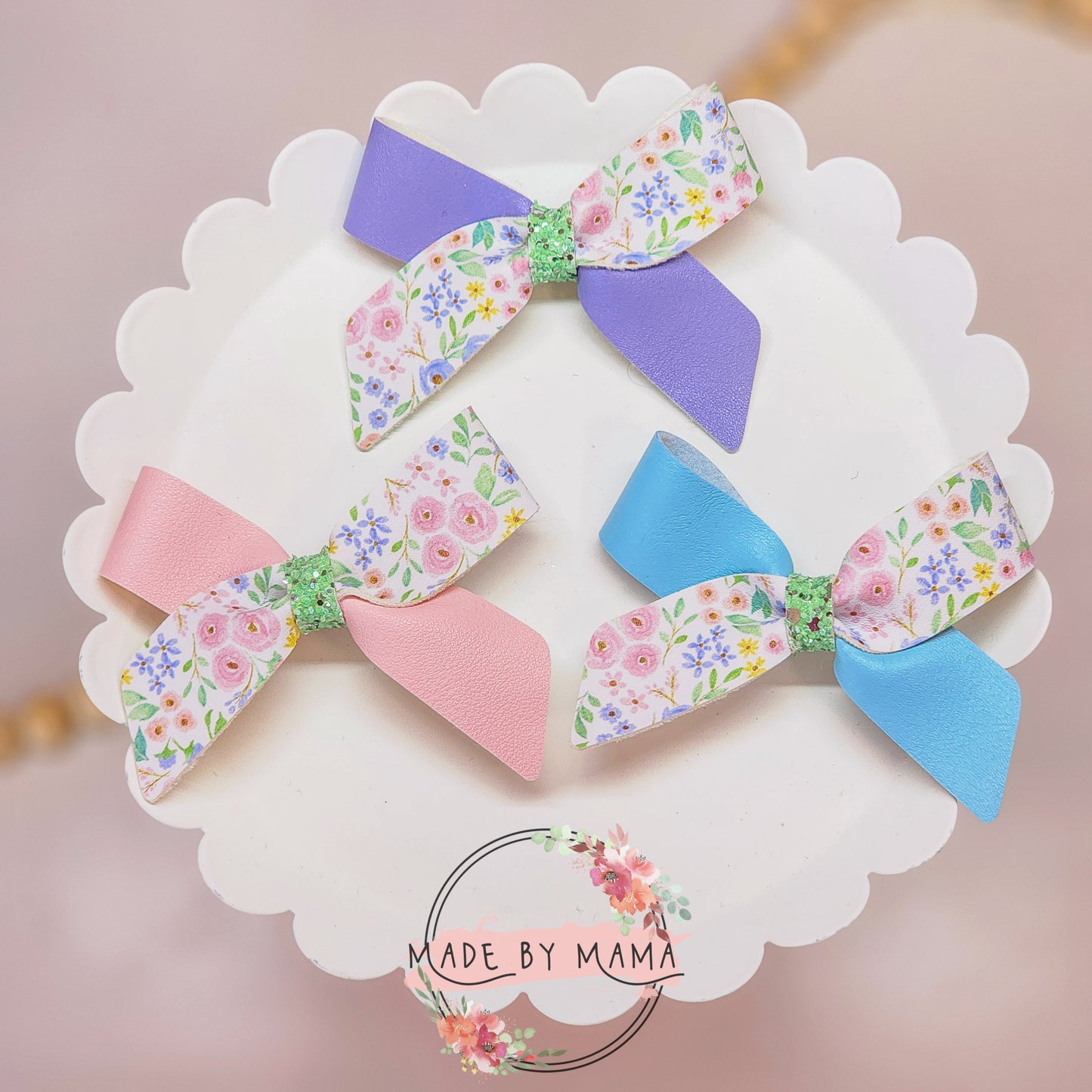 Pastel Floral Bows