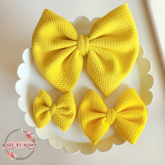Yellow Bullet Bows