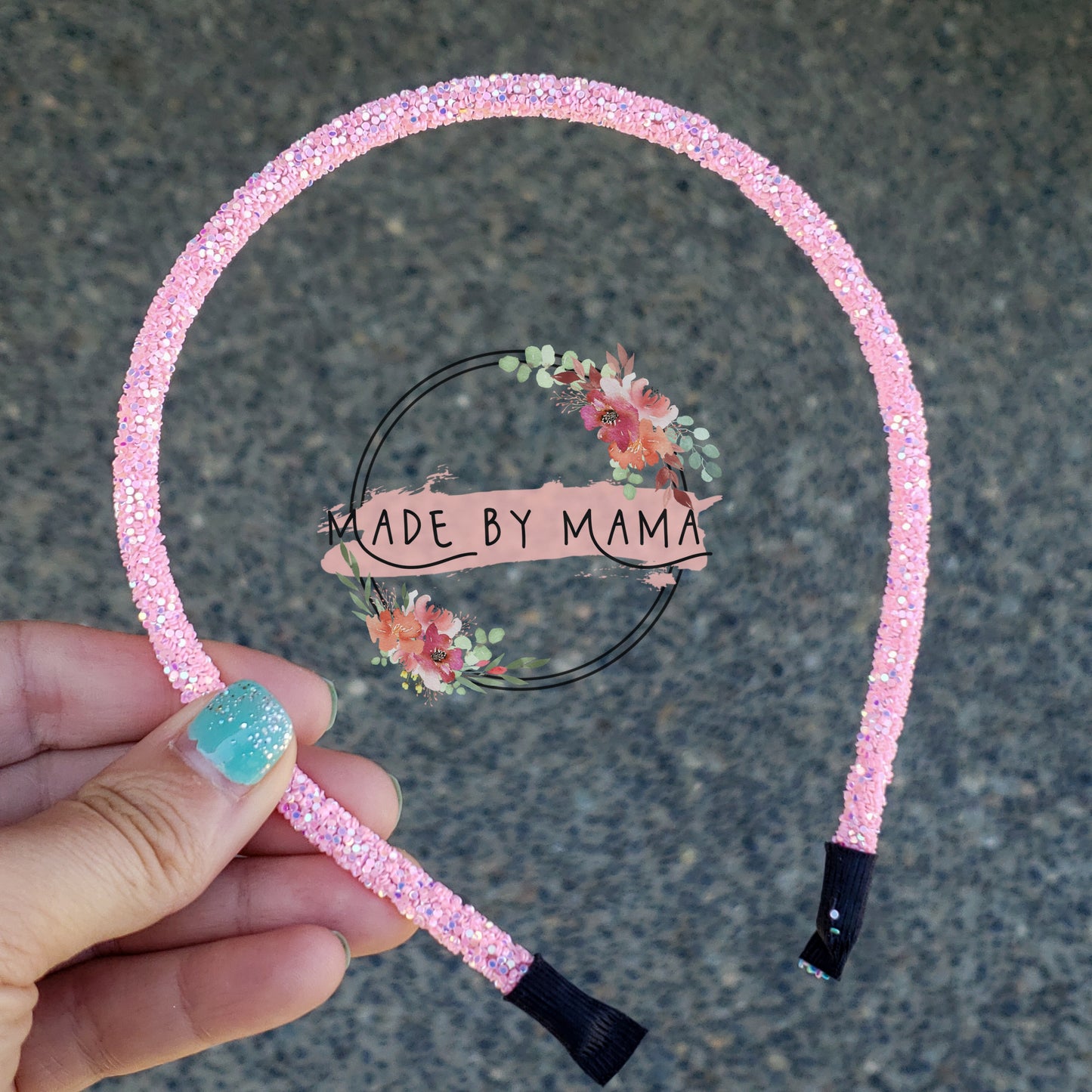 Perfectly Pink Glitter Headband