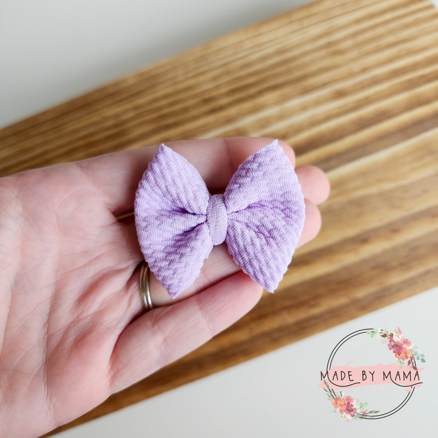 Pastel Purple Micro Bow