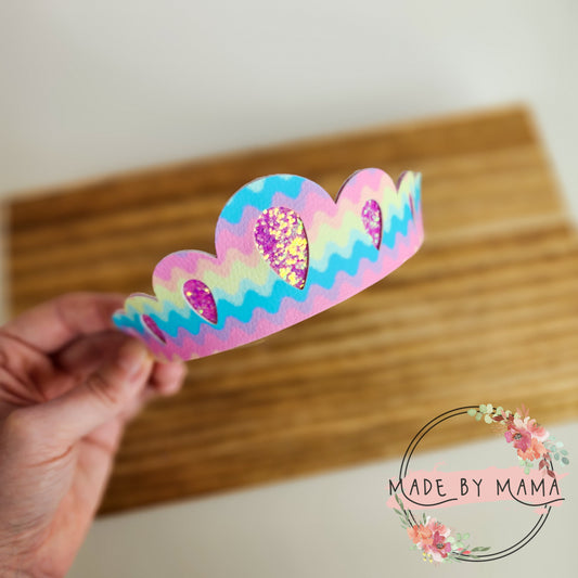 Pastel Rainbow Crown