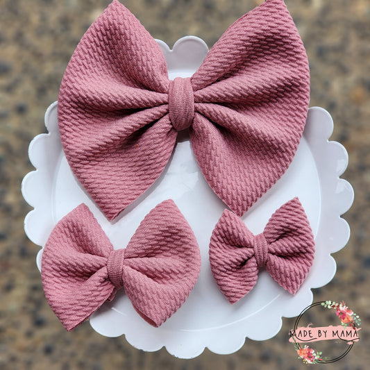 Mauve Bullet Bows