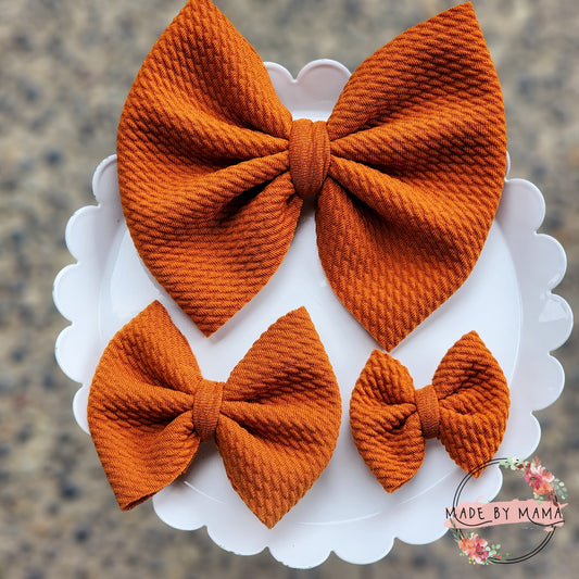 Harvest Orange Bullet Bows