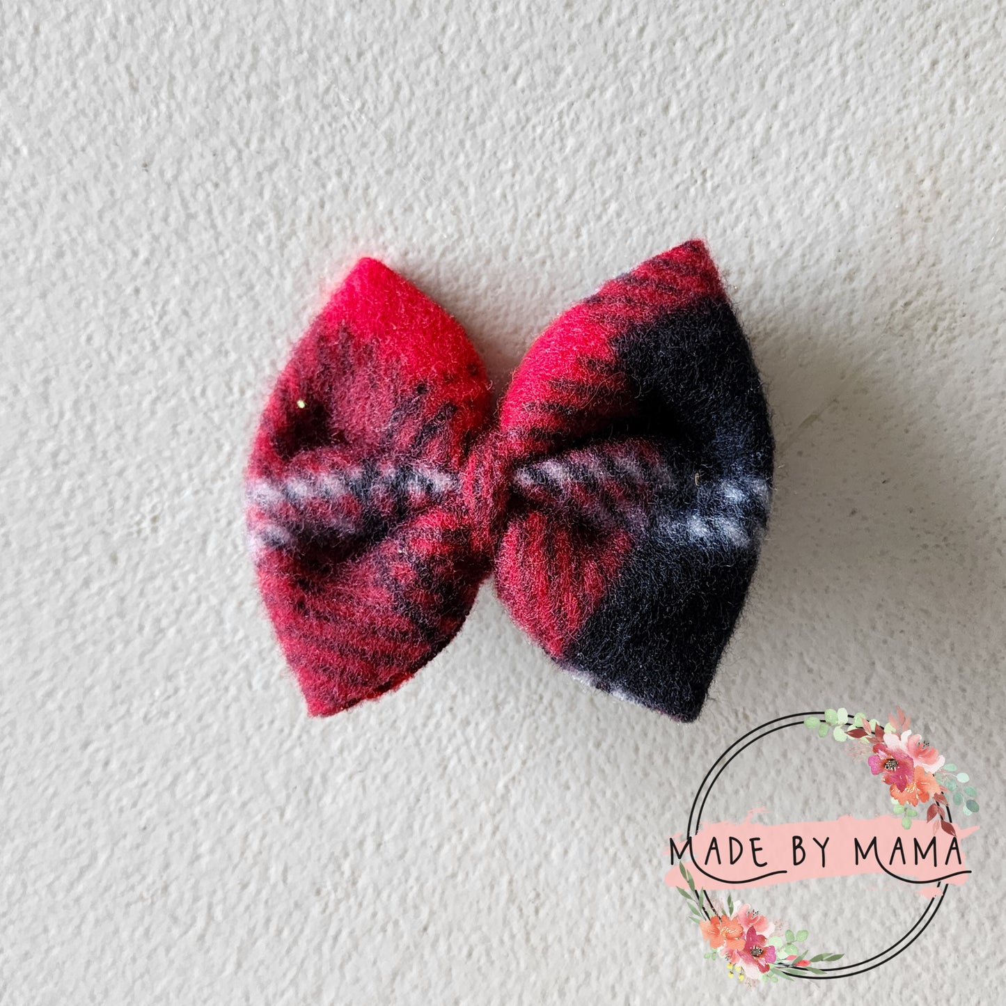 Tartan Fleece 3in Bow