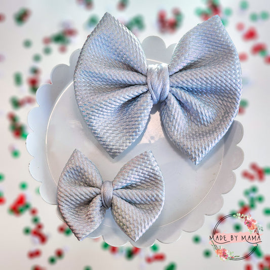 Silver Metallic Bullet Bow