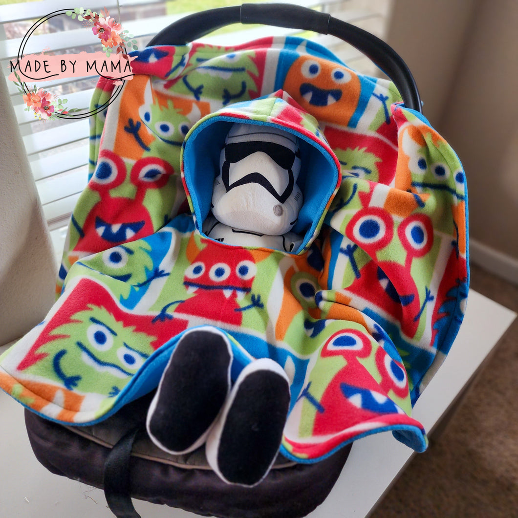 Monster Car Seat Poncho