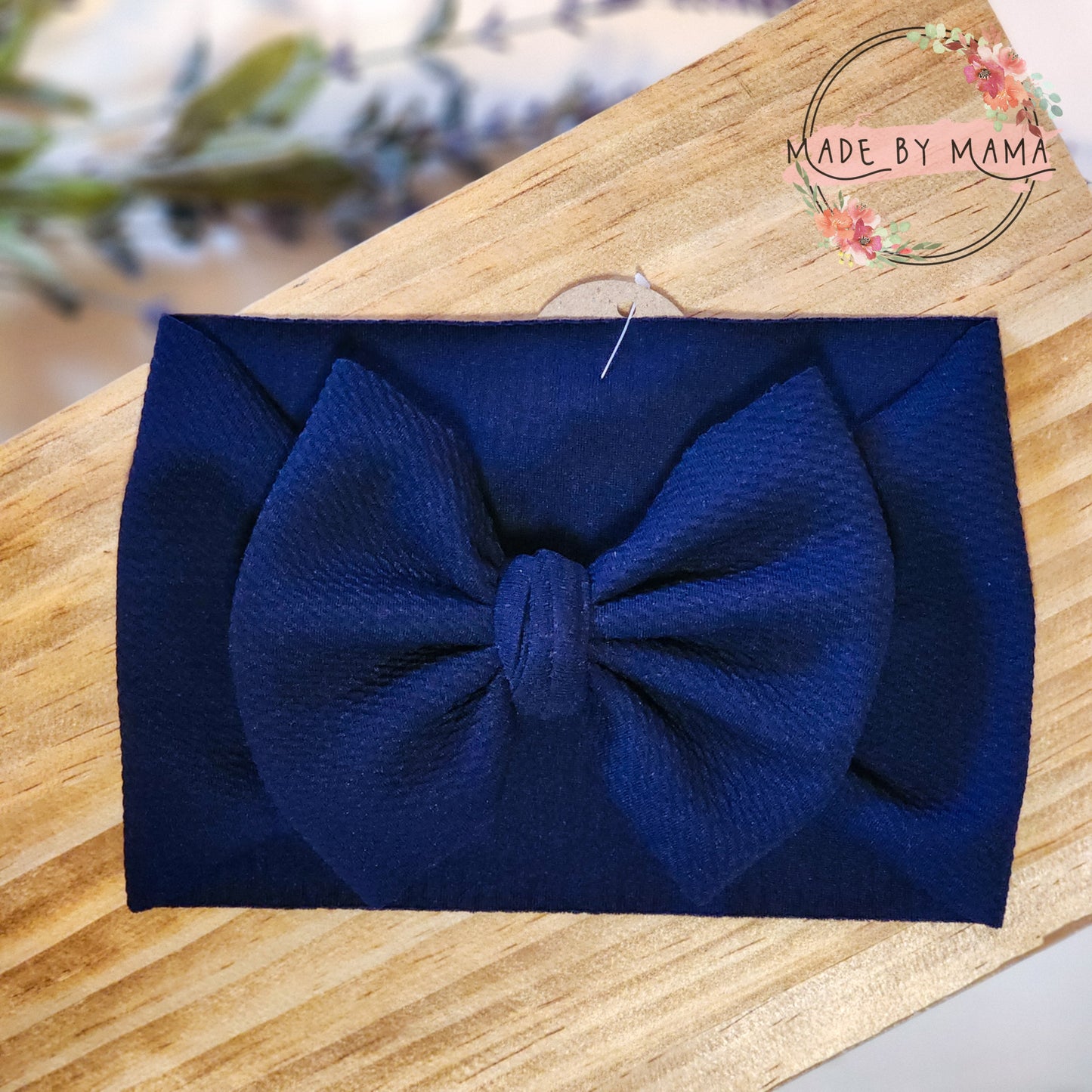 Navy Blue Headwrap