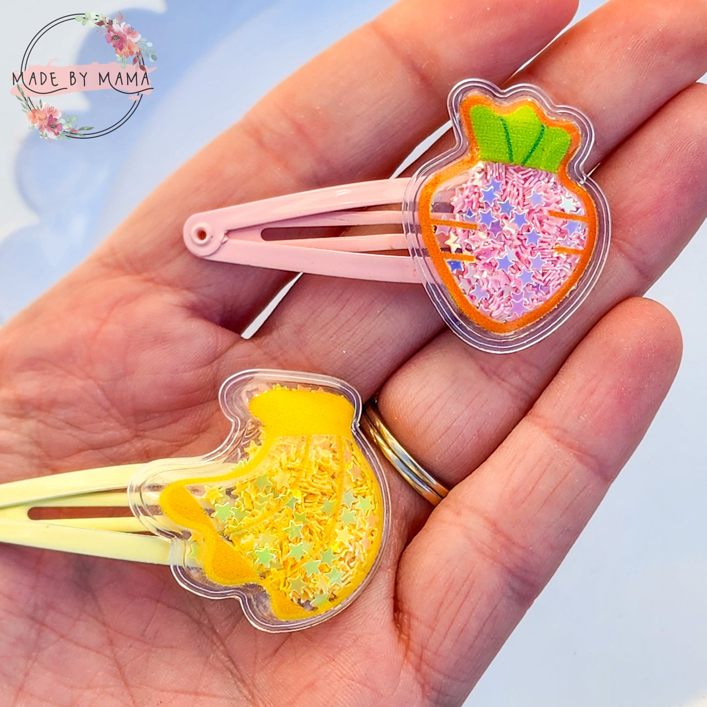 Glitter Food Shaker Clips