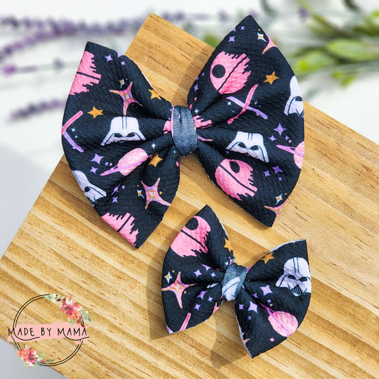 Girly Dark Side Galaxy Bullet Bow