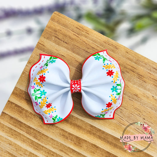 Mexican Floral Bow