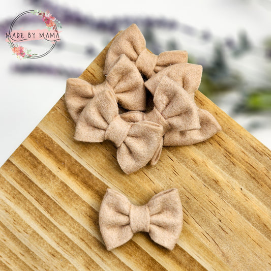 Champagne Felt Bow