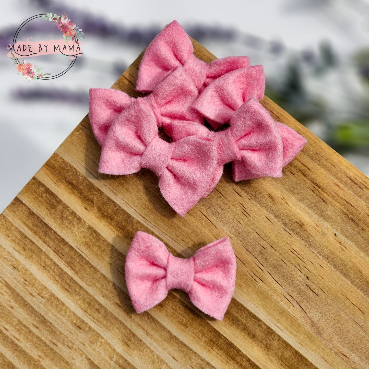 Cotton Candy Felt Bow