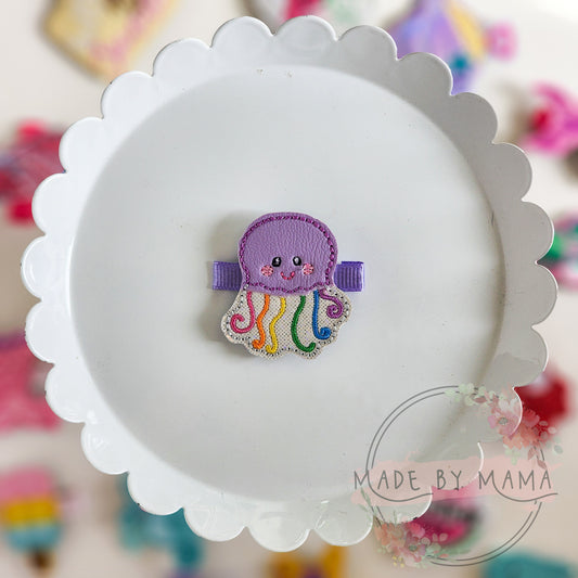 Rainbow Jellyfish Feltie