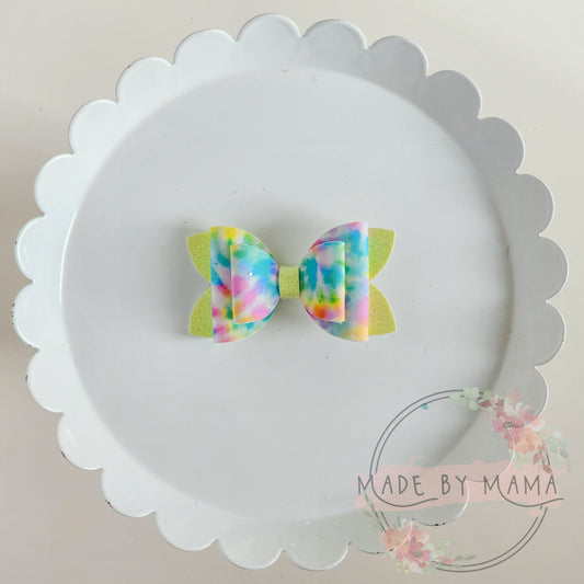 Summer Tie Dye Bow