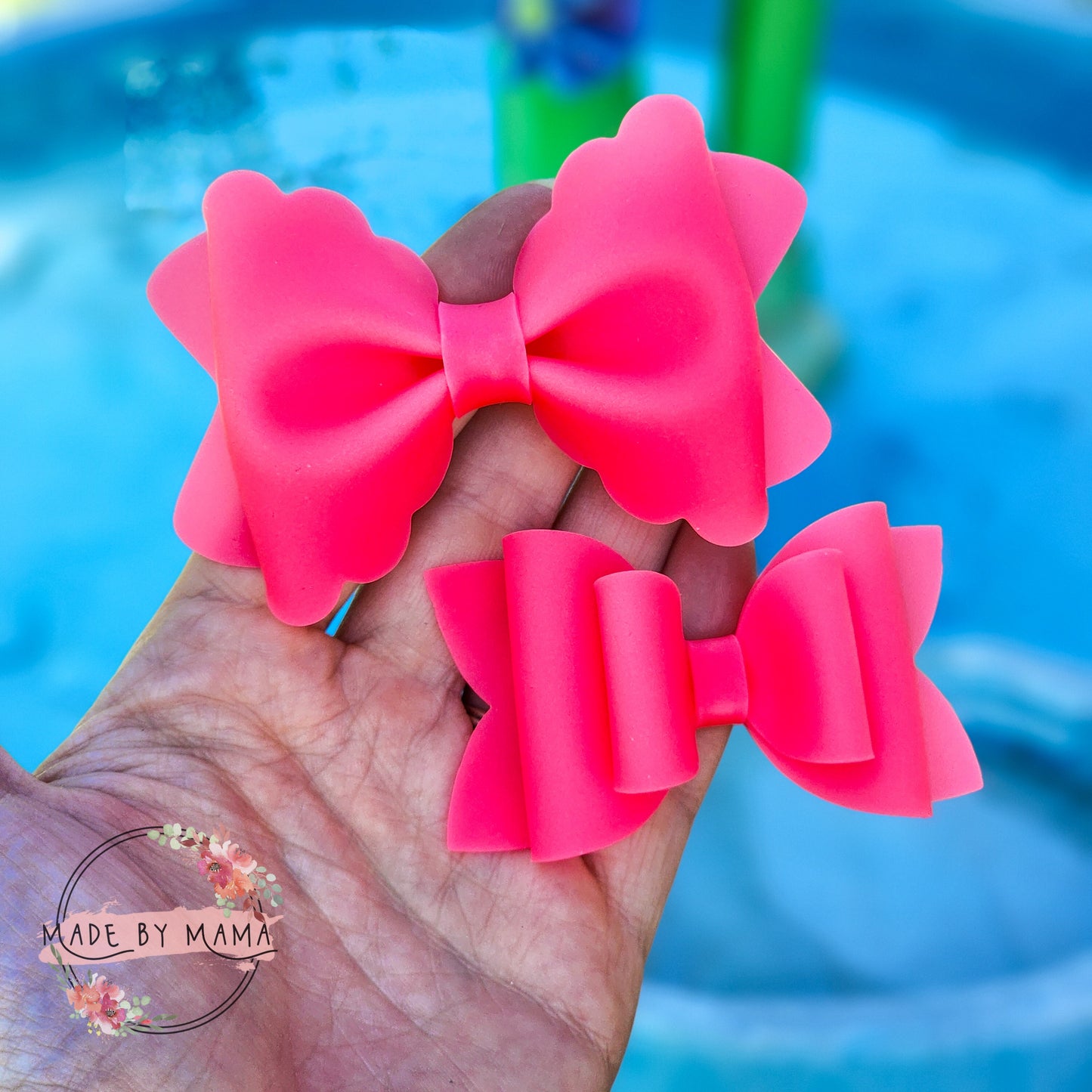 Pink Punch Pool Bow - WATERPROOF