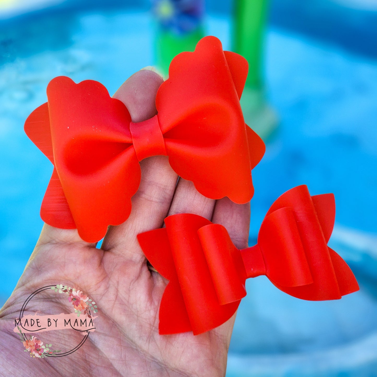 Red Pool Bow - WATERPROOF