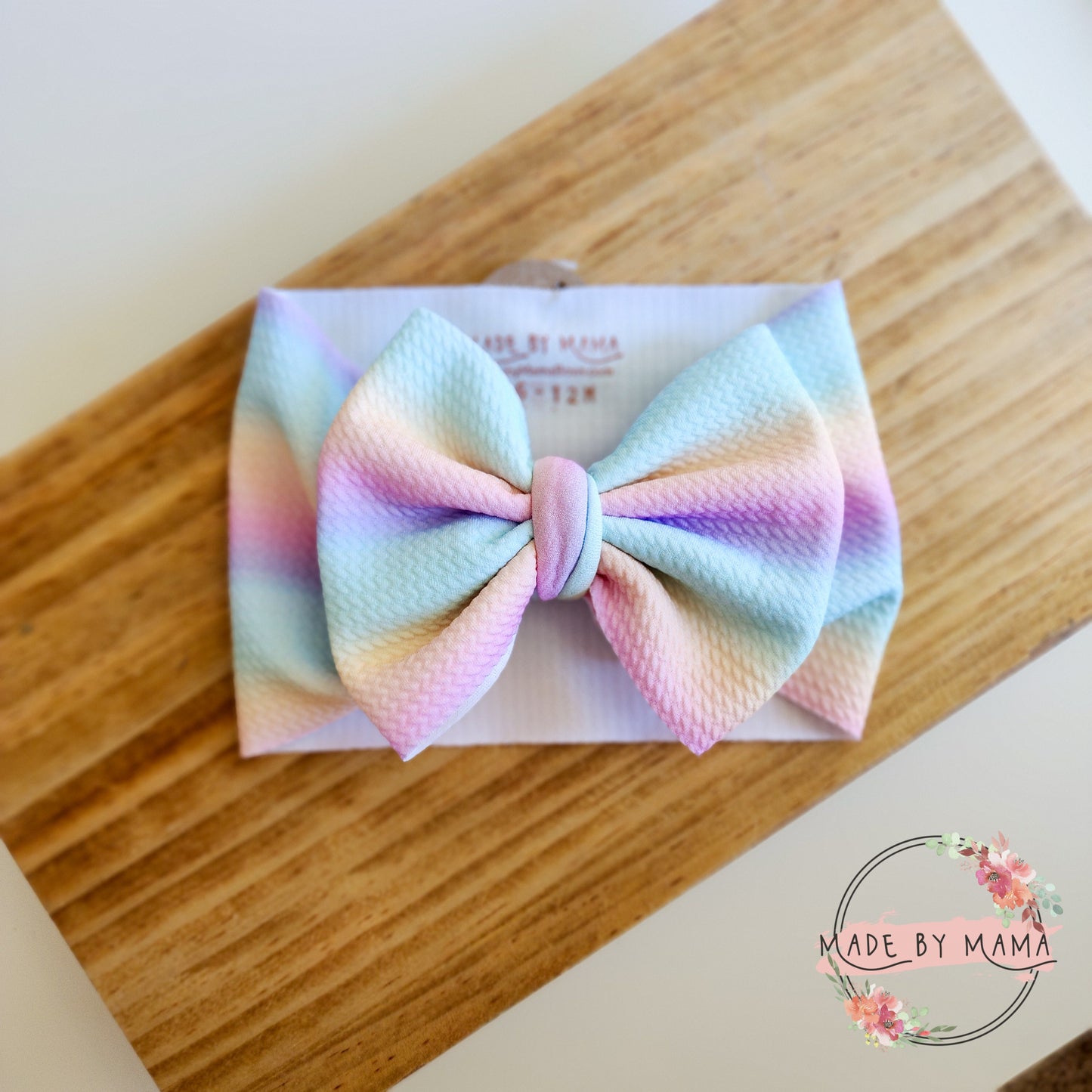 Pastel Rainbow Ombre Headwrap