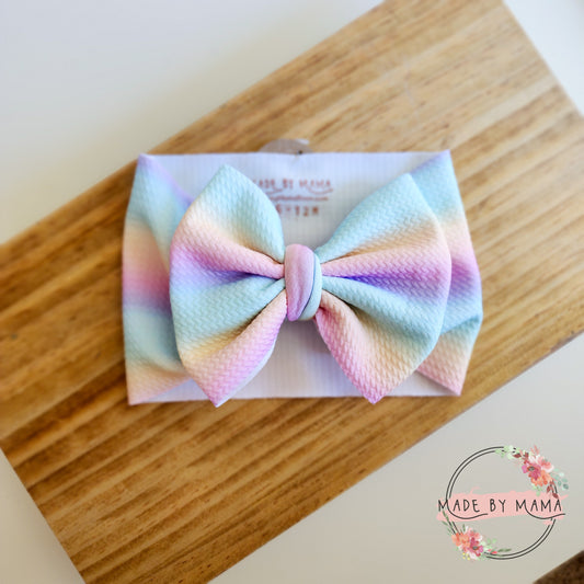 Pastel Rainbow Ombre Headwrap