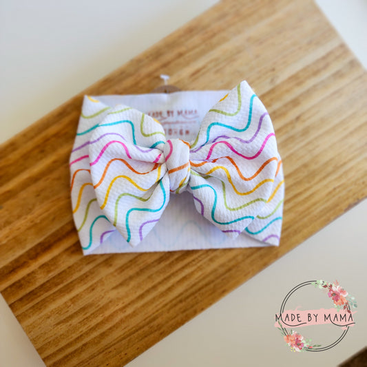 Squiggle Rainbow Headwrap