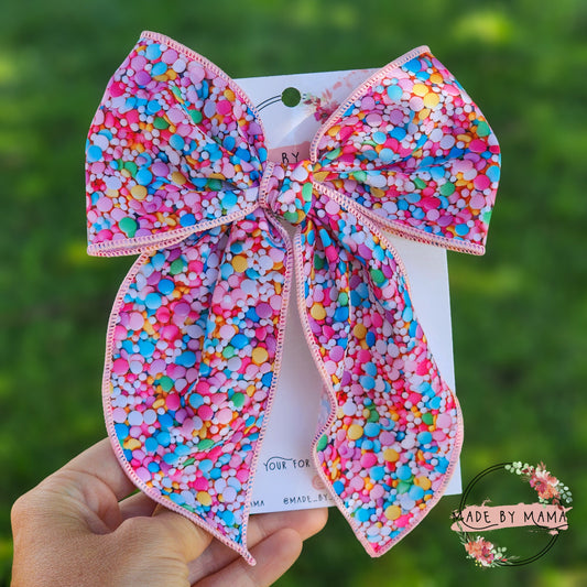 Sprinkles Galore Handtied Bow