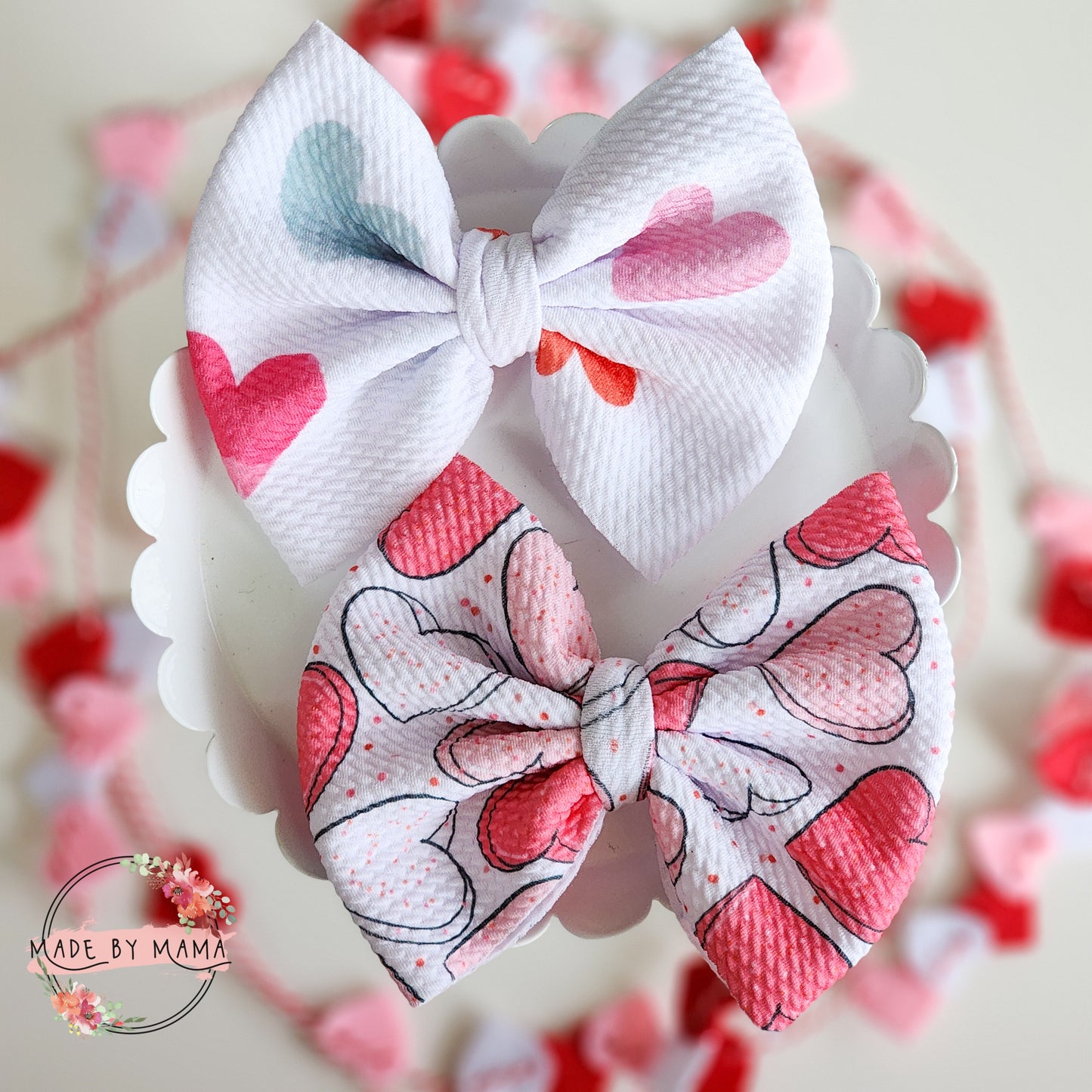 5in Valentines Bullet Bows