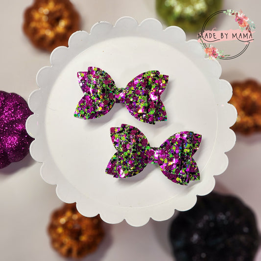 Witches Brew Glitter Bows