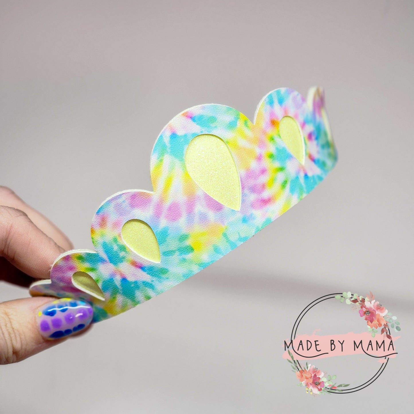 Tie Dye Crown