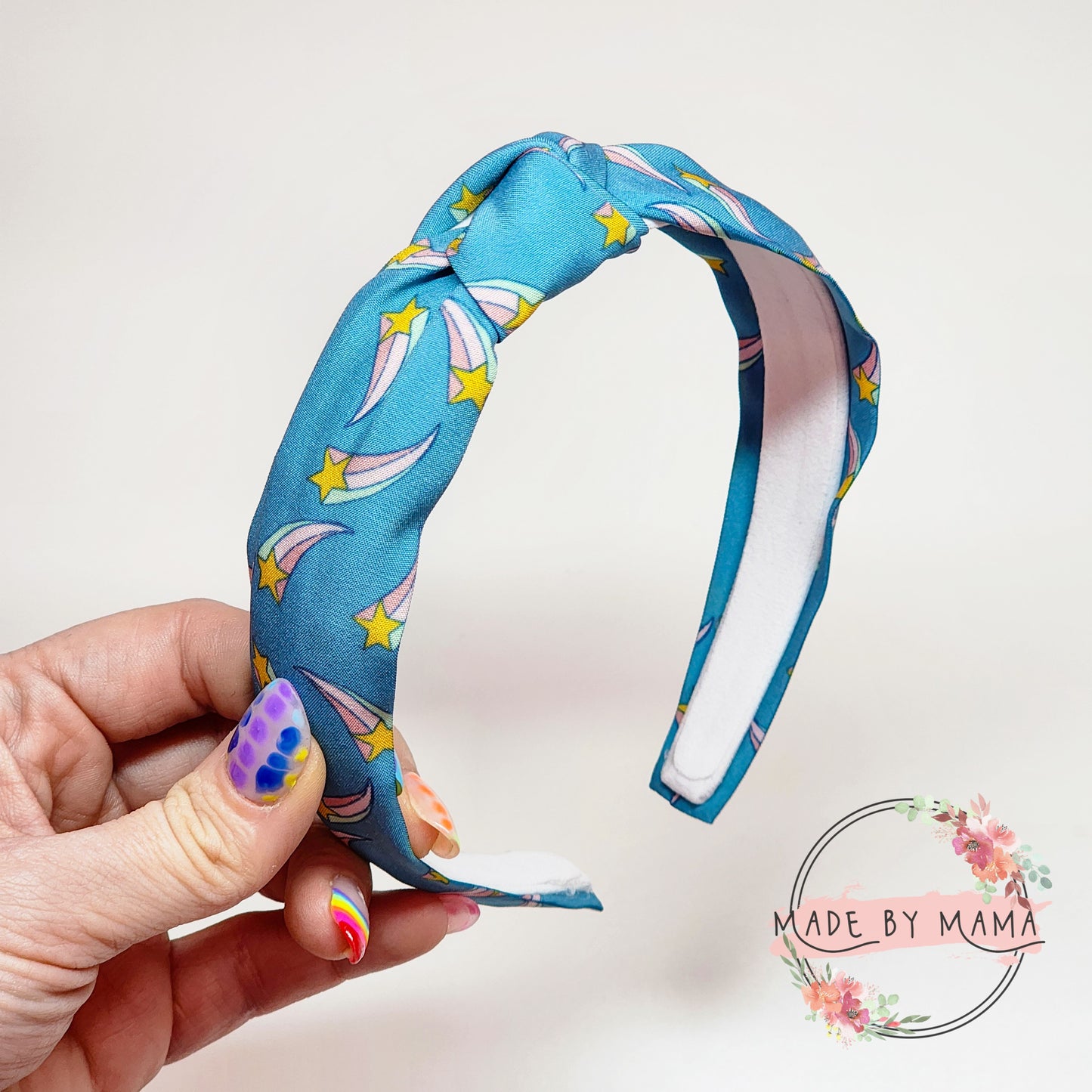 Shooting Stars Top Knot Headband