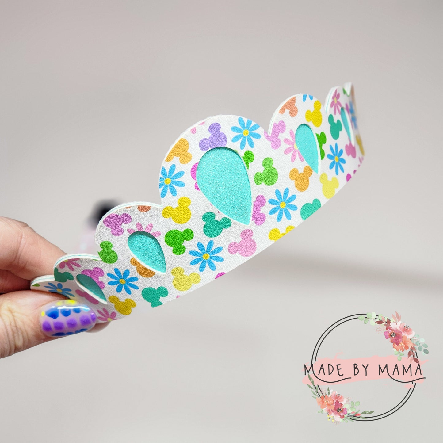 Colorful Mouse Head Crown