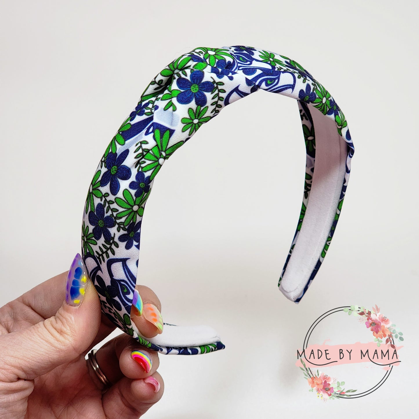 Seahawks Top Knot Headband