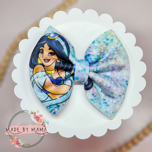 Arabian Princess Glitter Scuba Bow