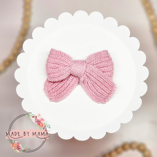Strawberry Sweater Handtied Bow